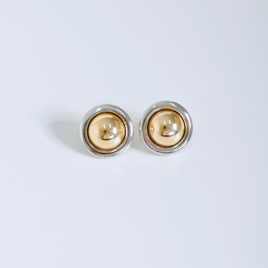 Removable Button Stud Earrings
