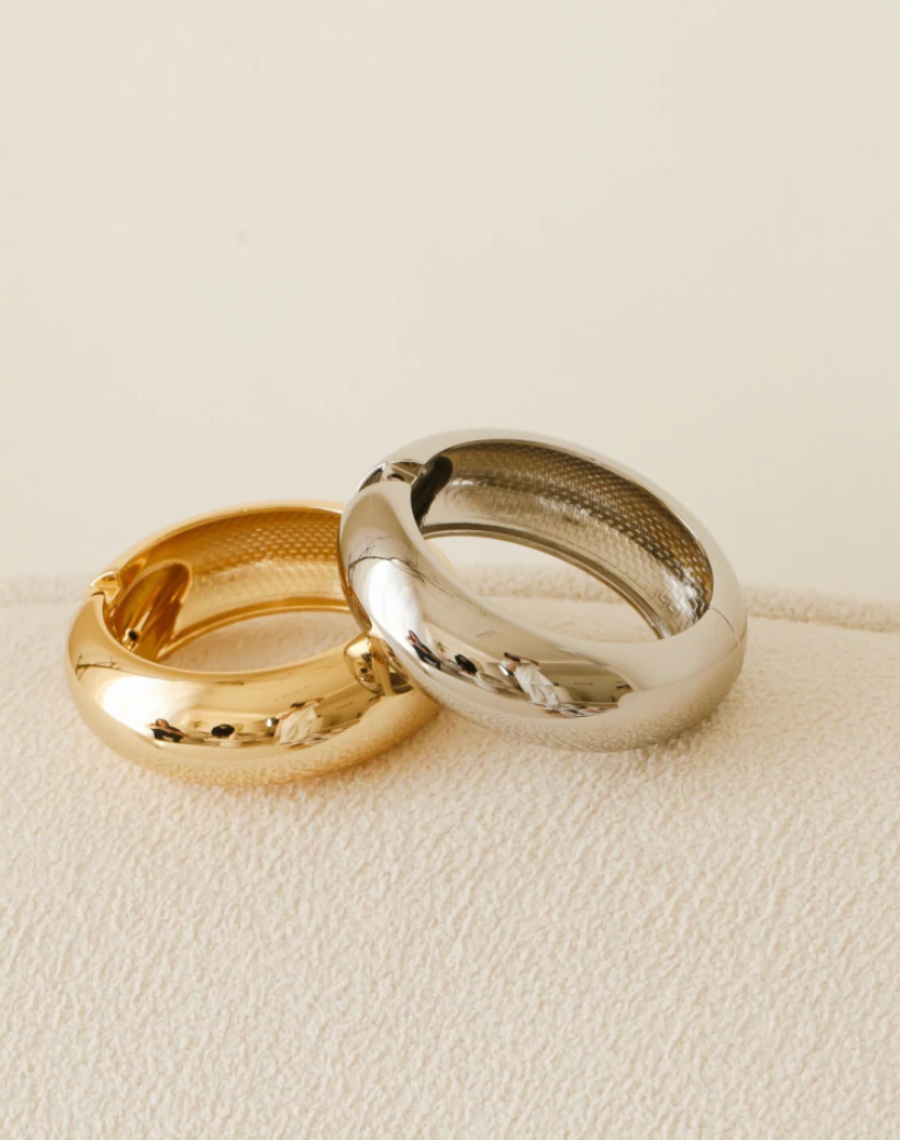 Maxi Bangle in Silver