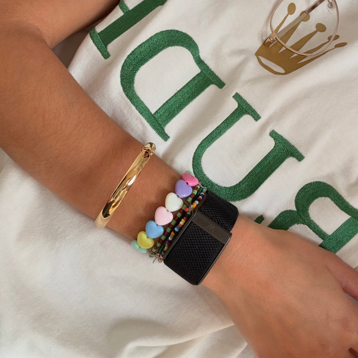 Chunky Bangle in Gold